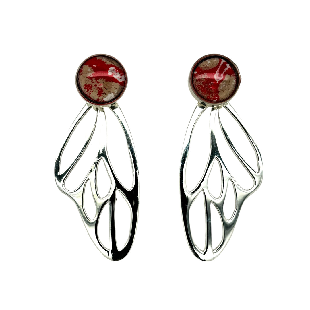 Callie Butterfly Earrings | Silver