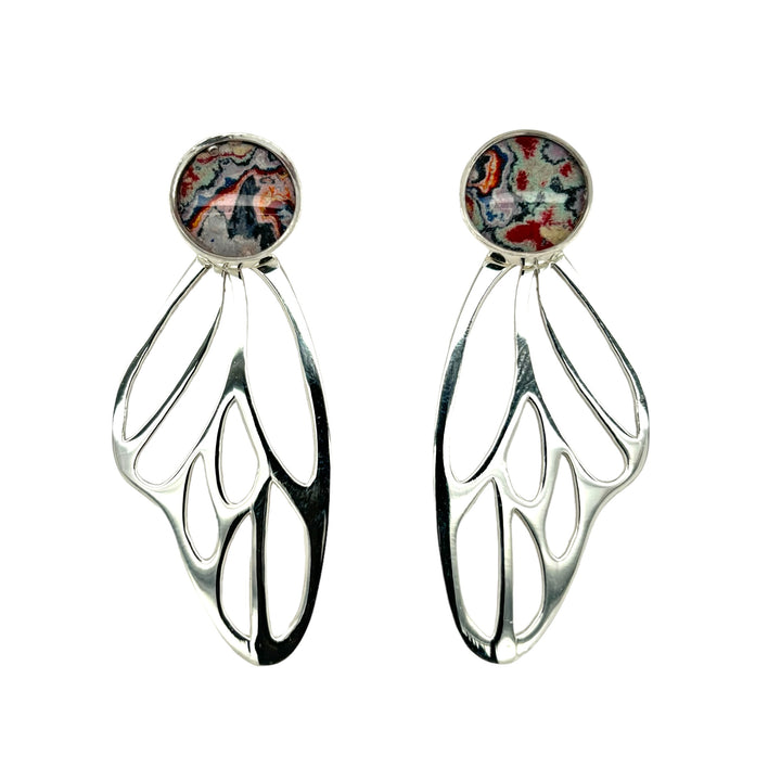 Callie Butterfly Earrings | Silver