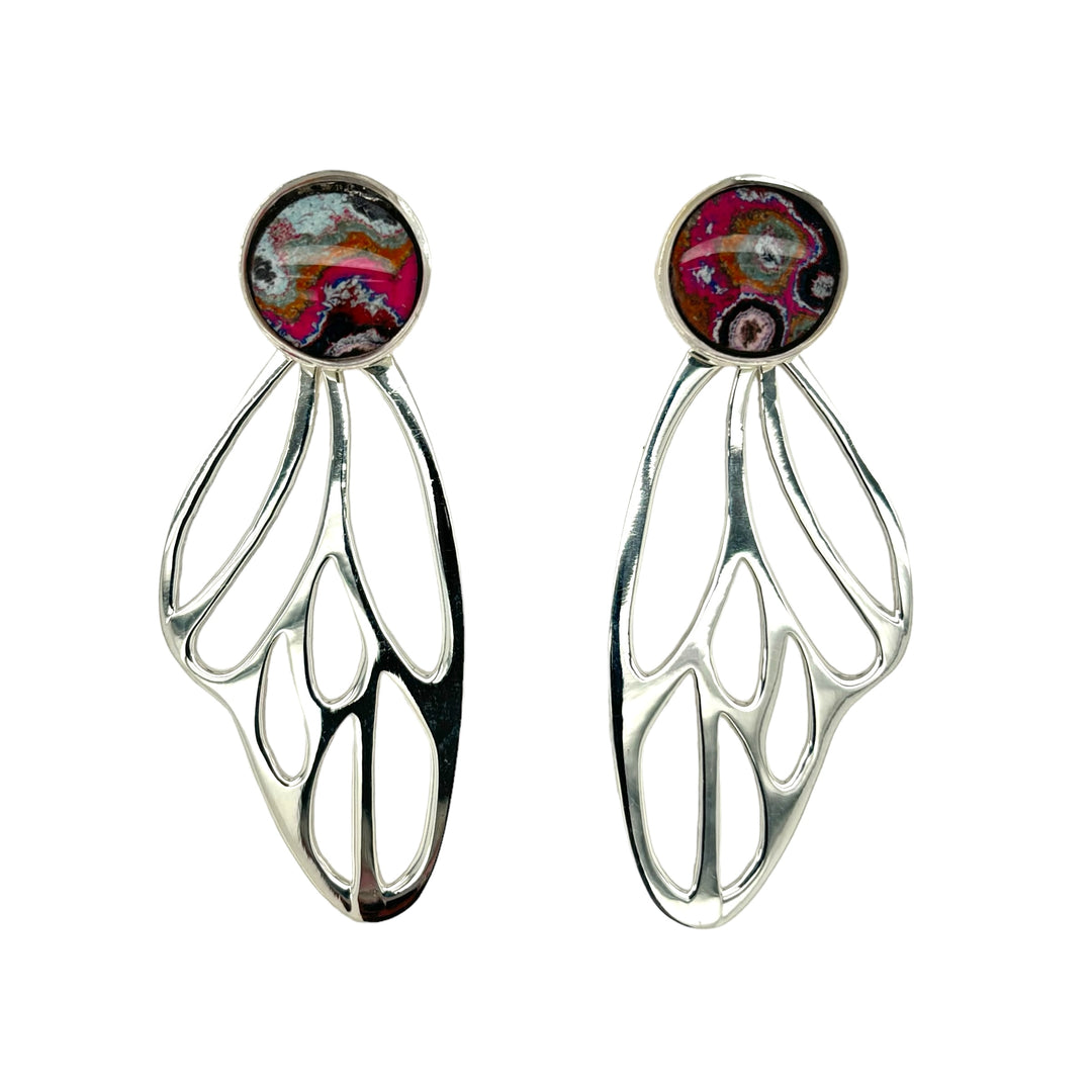 Callie Butterfly Earrings | Silver