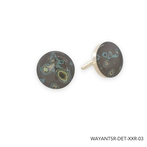 Antonio Cuff Links | Silver | Round