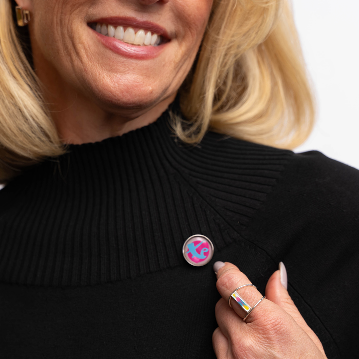 Latonia Lapel Pin | Stainless Steel