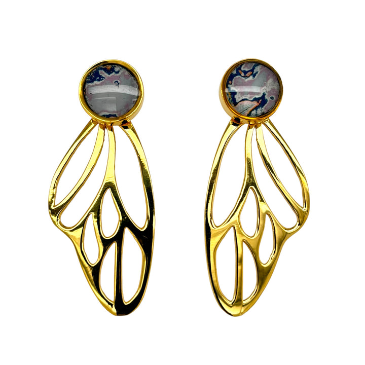 Callie Butterfly Earrings | Gold