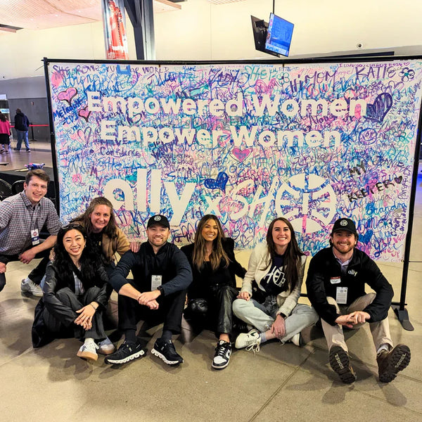 She-313 participants with their finished mural.