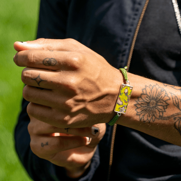 Carl Bracelet | Silver | Olive