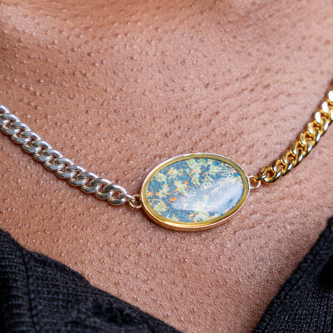 Sam Necklace | Mixed Metal