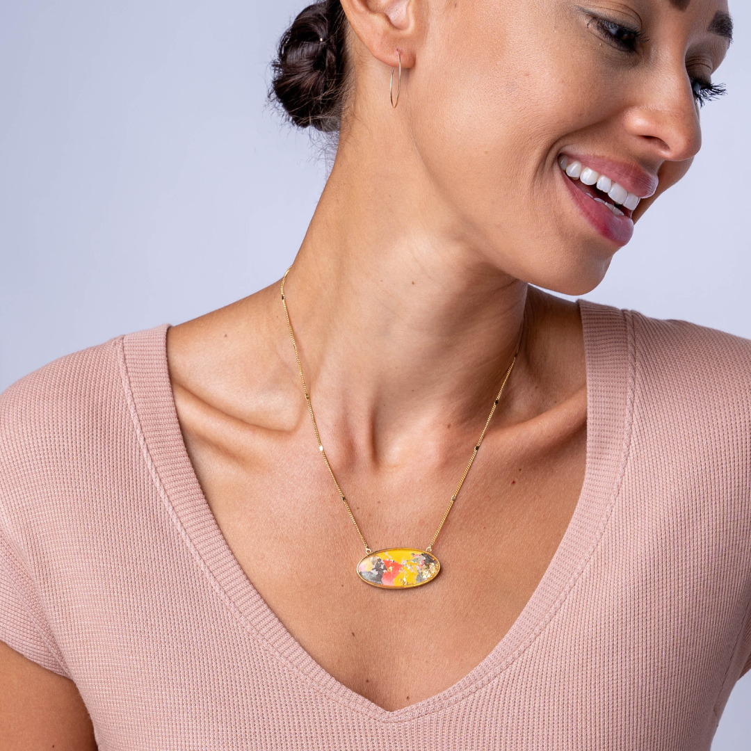 Delphia Necklace | Gold