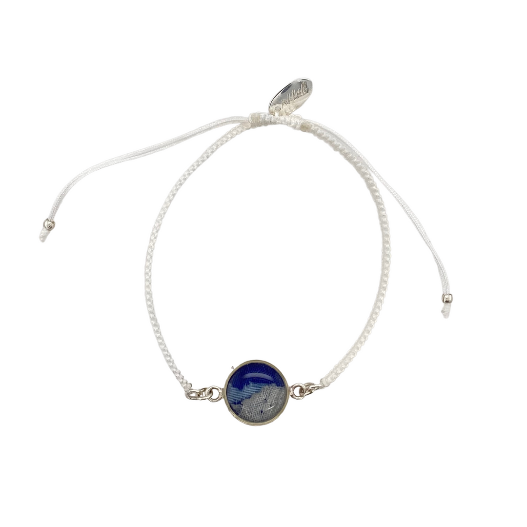 Taylor Bracelet | Silver | White