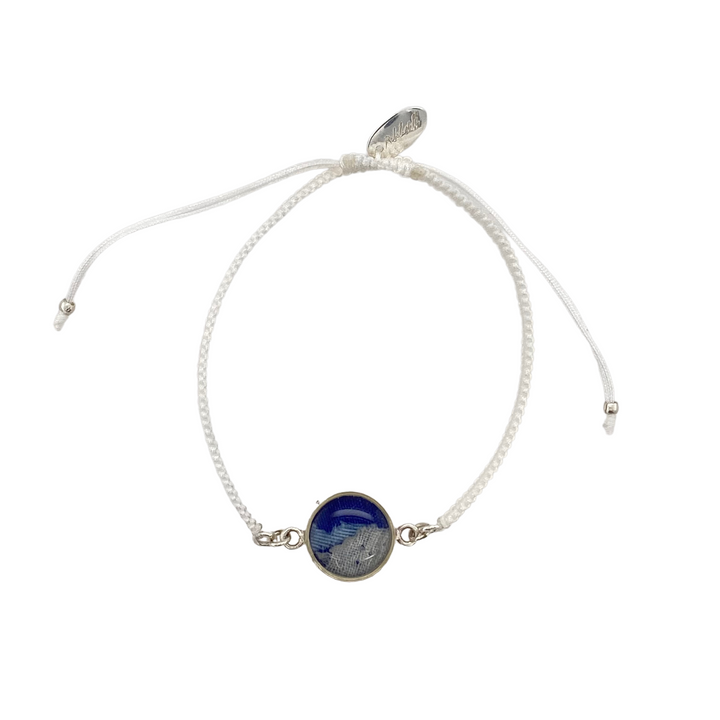 Taylor Bracelet | Silver | White