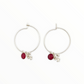 Fleur De Lis Monique Earrings | Silver