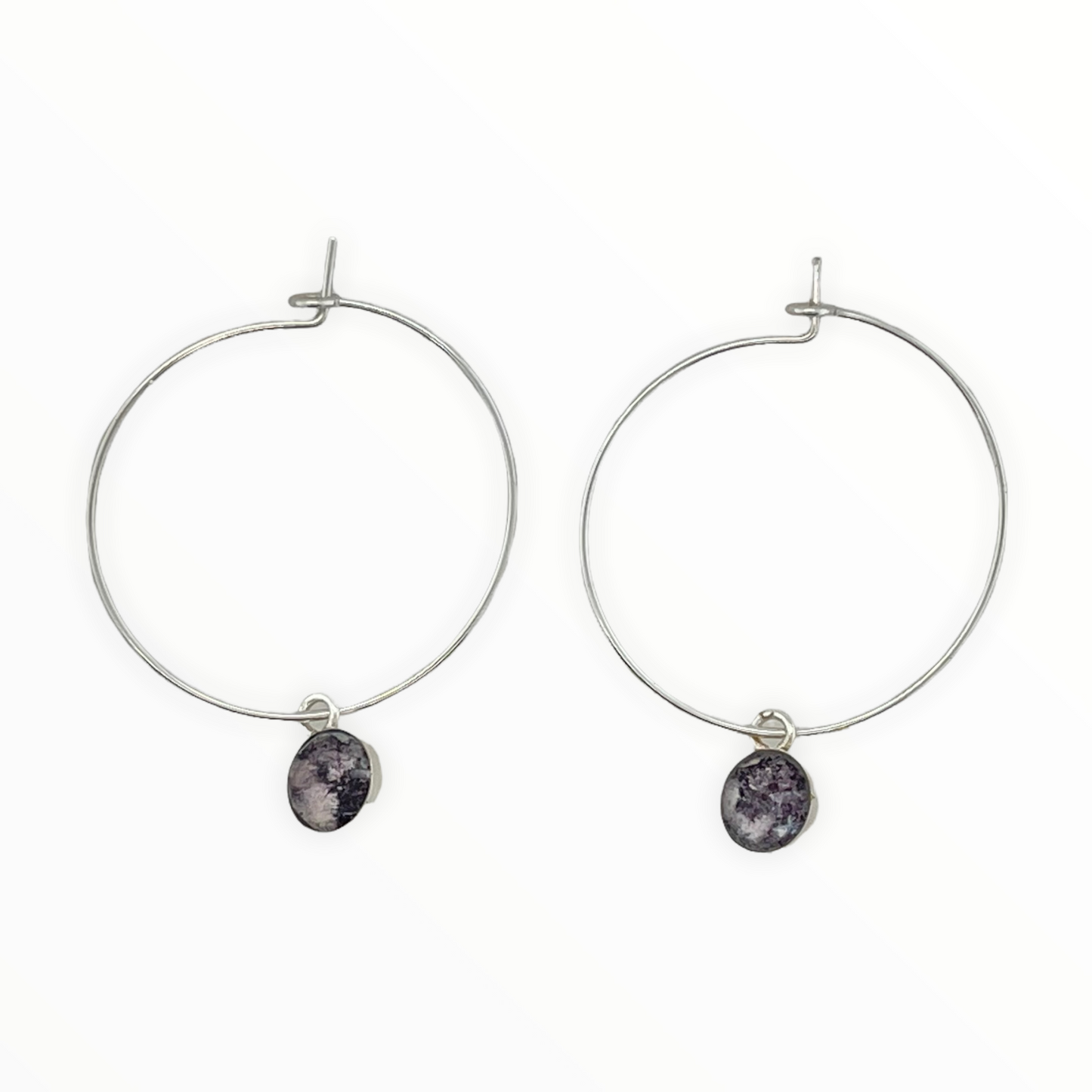 Get Charmed Monique Hoops | Silver