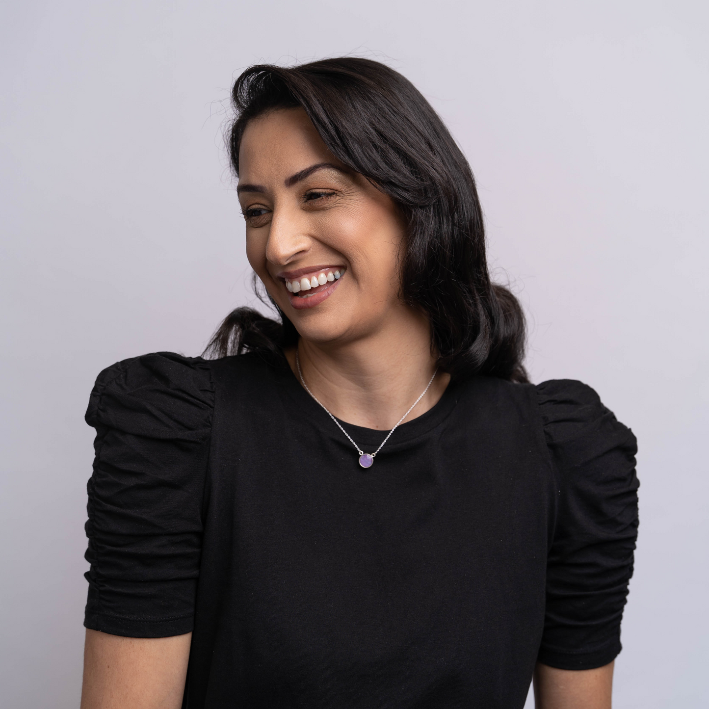Adrian Necklace | Silver | February