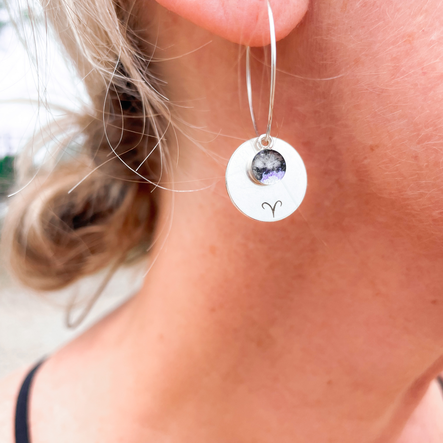 Get Charmed Monique Hoops | Silver